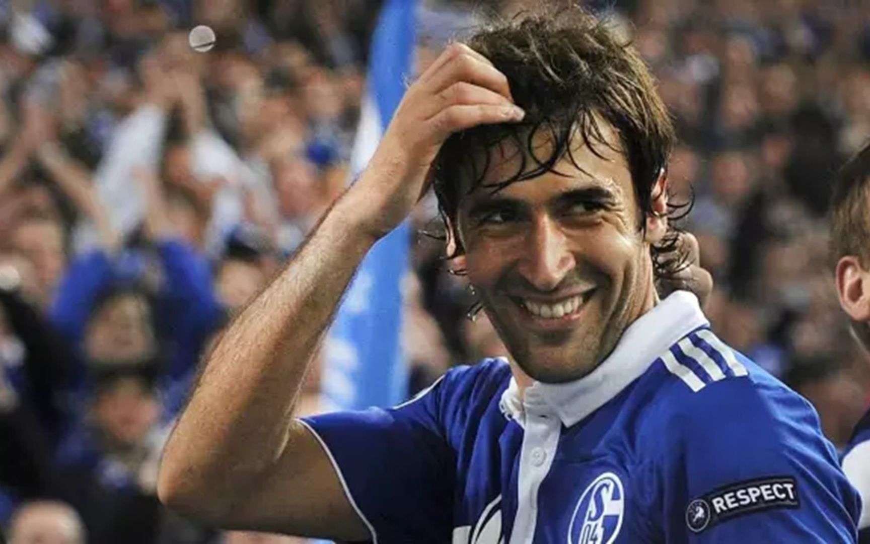 伯纳乌王子劳尔一传一射!