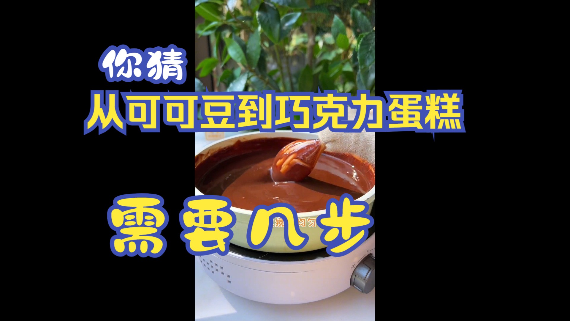 真实呈现从可可豆到巧克力,再到蛋糕全过程#美食烘焙