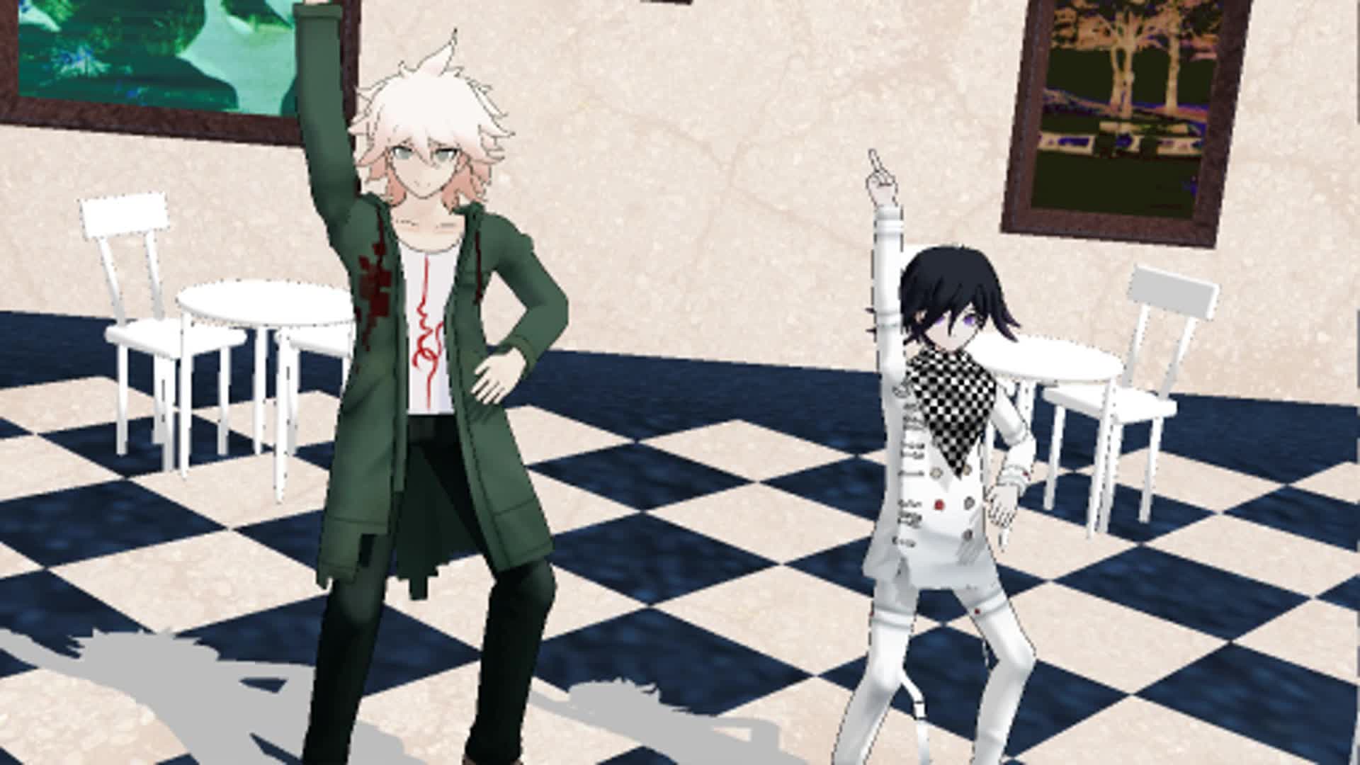 【弹丸论破mmd】搞事!狛枝和小吉的小苹果