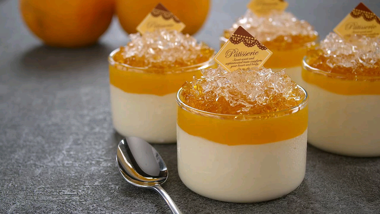 *santa* 鲜甜橘子慕斯杯