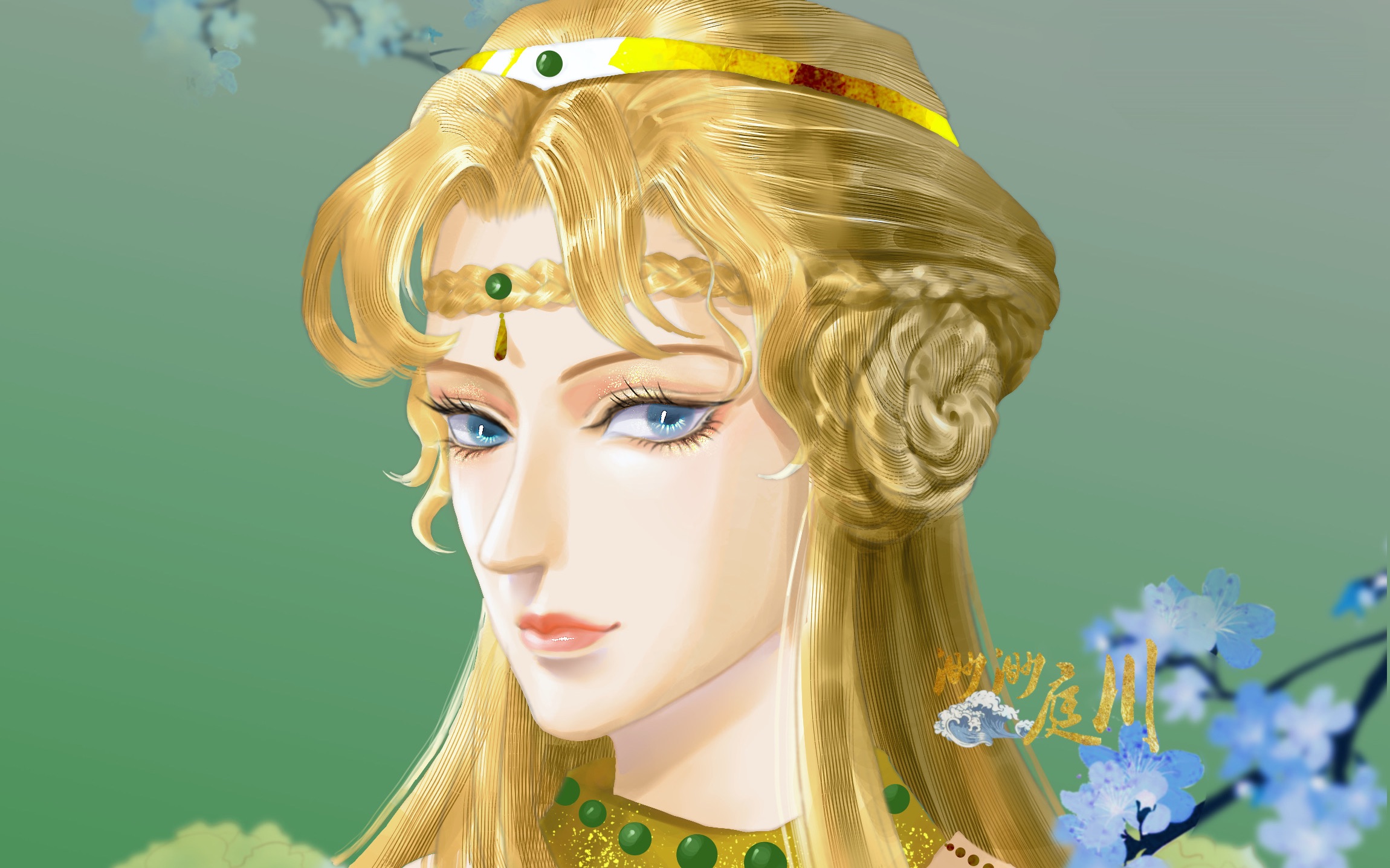 ipad绘画～霹雳寒烟翠湘灵百合头像绘制过程2_哔哩哔哩 (゜-゜)つロ