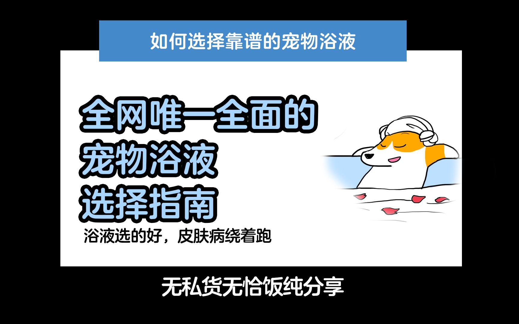 如何选择靠谱的宠物浴液?浴液选的好,皮肤病靠边绕.无恰饭无私货纯分享哔哩哔哩bilibili