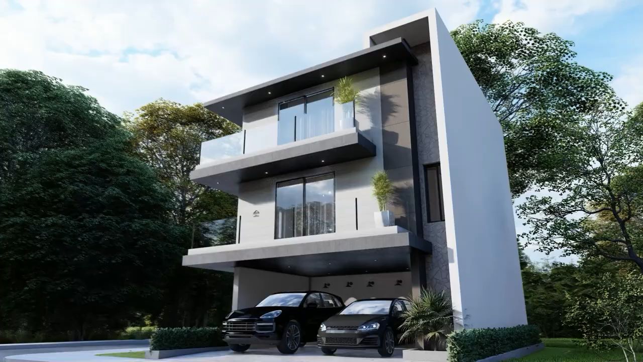 7x8米别墅设计,时尚大方,面面俱到_哔哩哔哩_bilibili