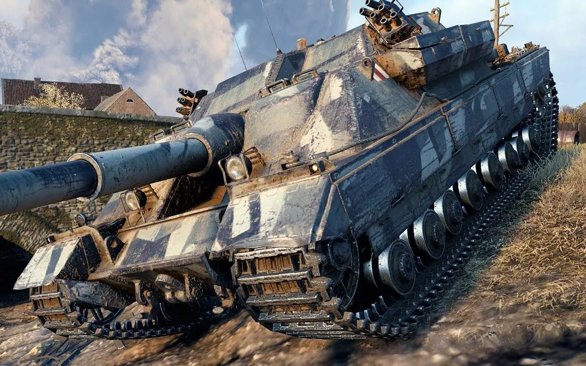 fv217 badger - made in uk - world of tanks_哔哩哔哩 (゜-゜)つロ