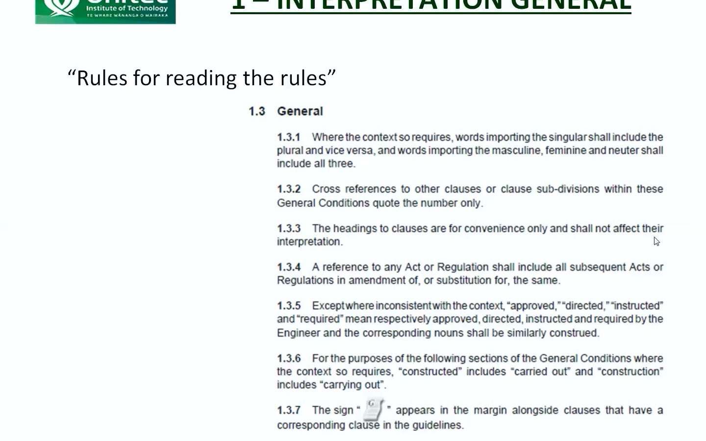 [图]国际工程英语-项目管理篇：合同条款释义Interpretation