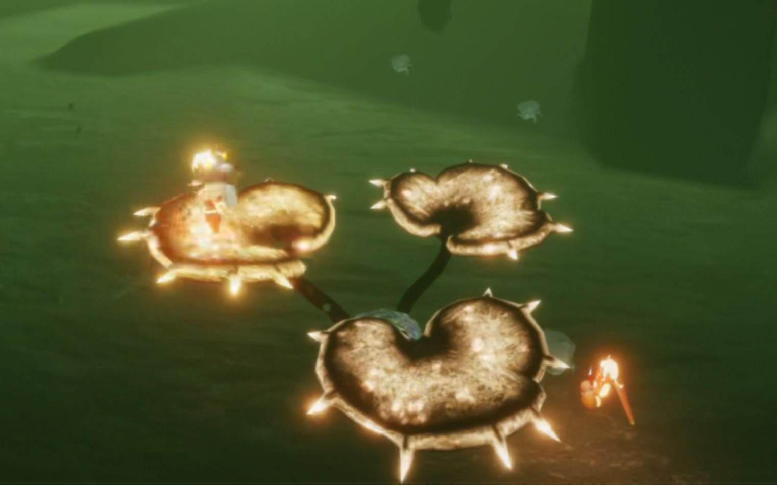 【光遇】萌新三开vs暮土四龙图大花(无剪辑)