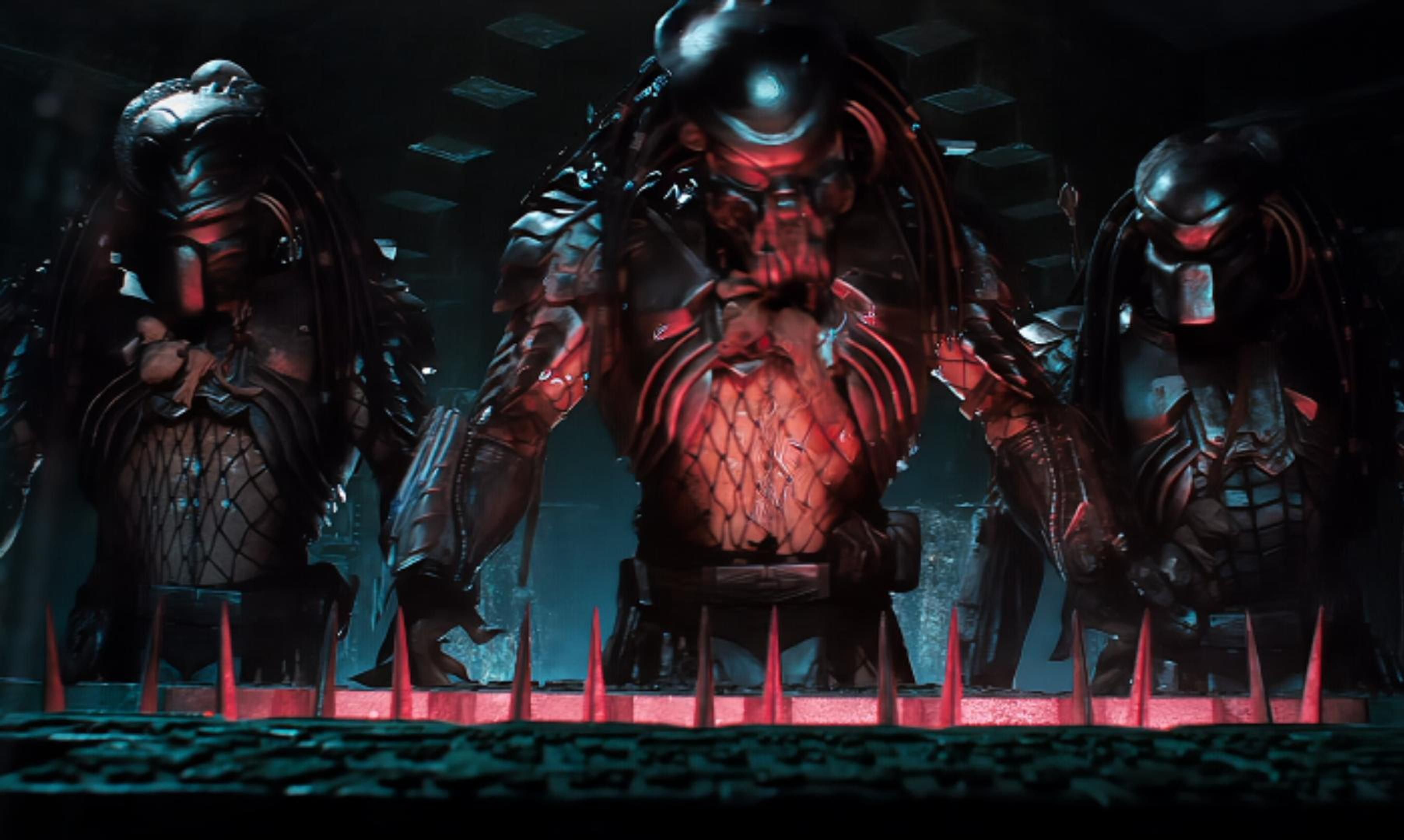 铁血战士追捕人类,异形出现意外救人