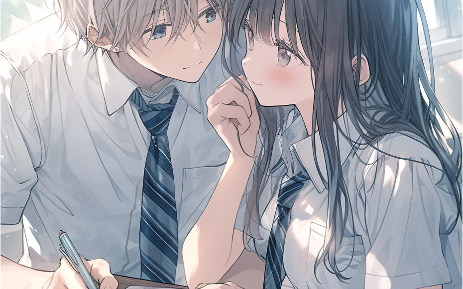 ai弄岀来的图88-学生情侣