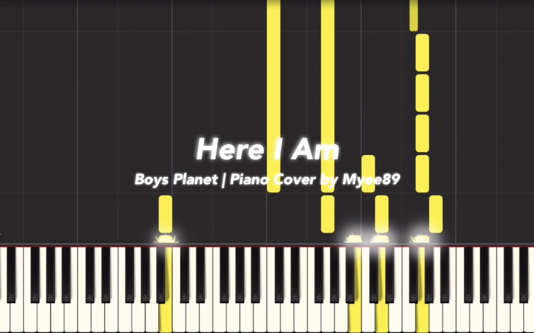 [图]【钢琴抒情版】Boys Planet - Here I am (原版直出)