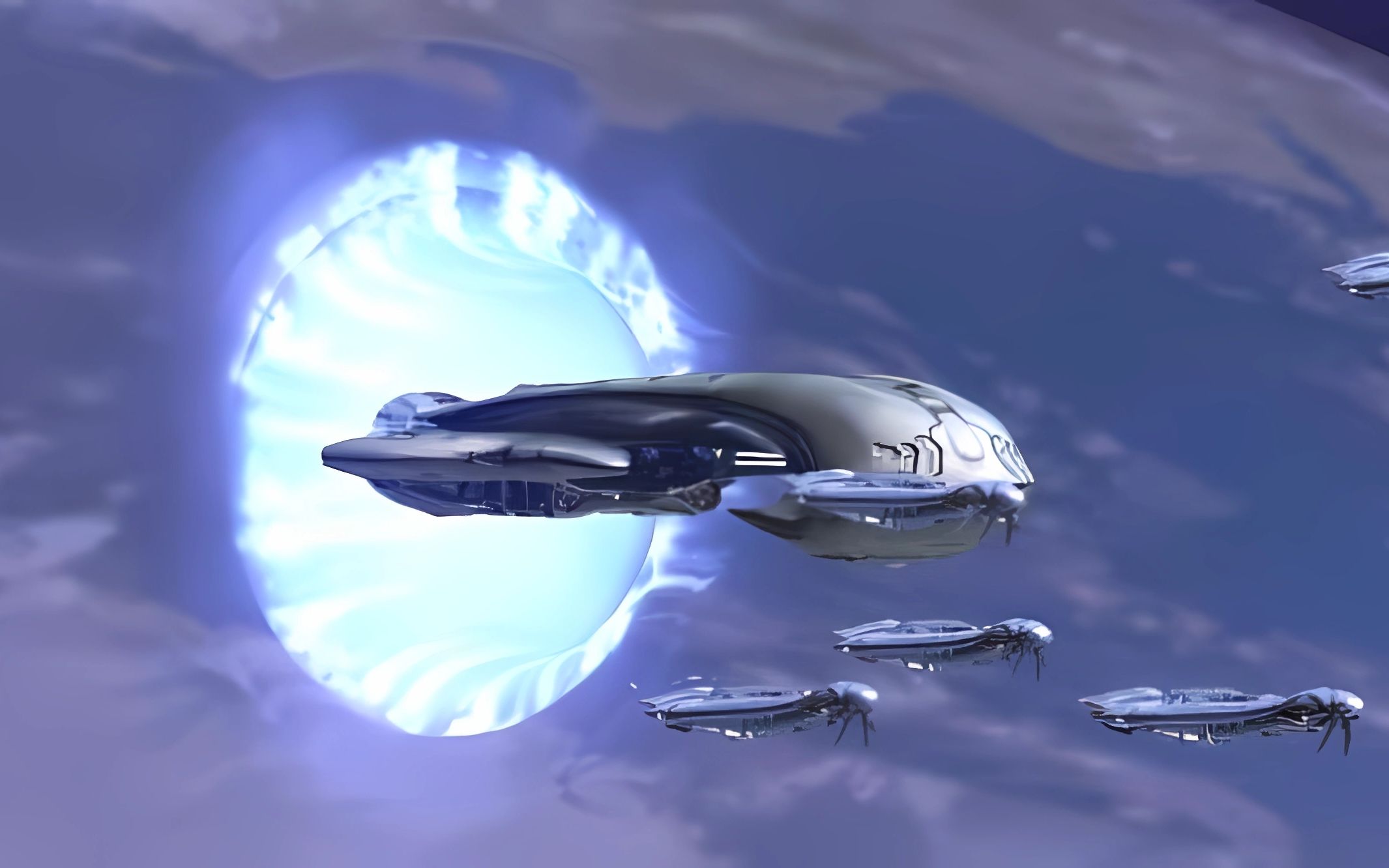 光环 星盟飞船的slipspace空间跃迁技术