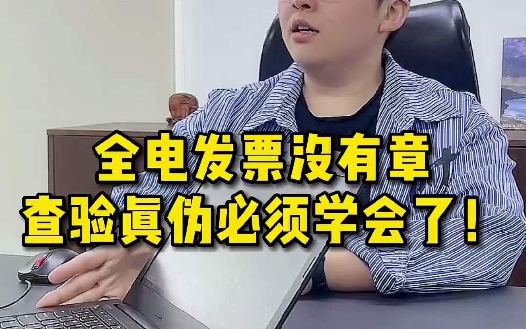 全电发票没有章,怎么查验真伪必须要学会!哔哩哔哩bilibili