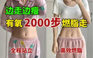 下载视频: 【投屏版】10分钟2000步有氧燃脂走！走路也瘦身！新手最爱