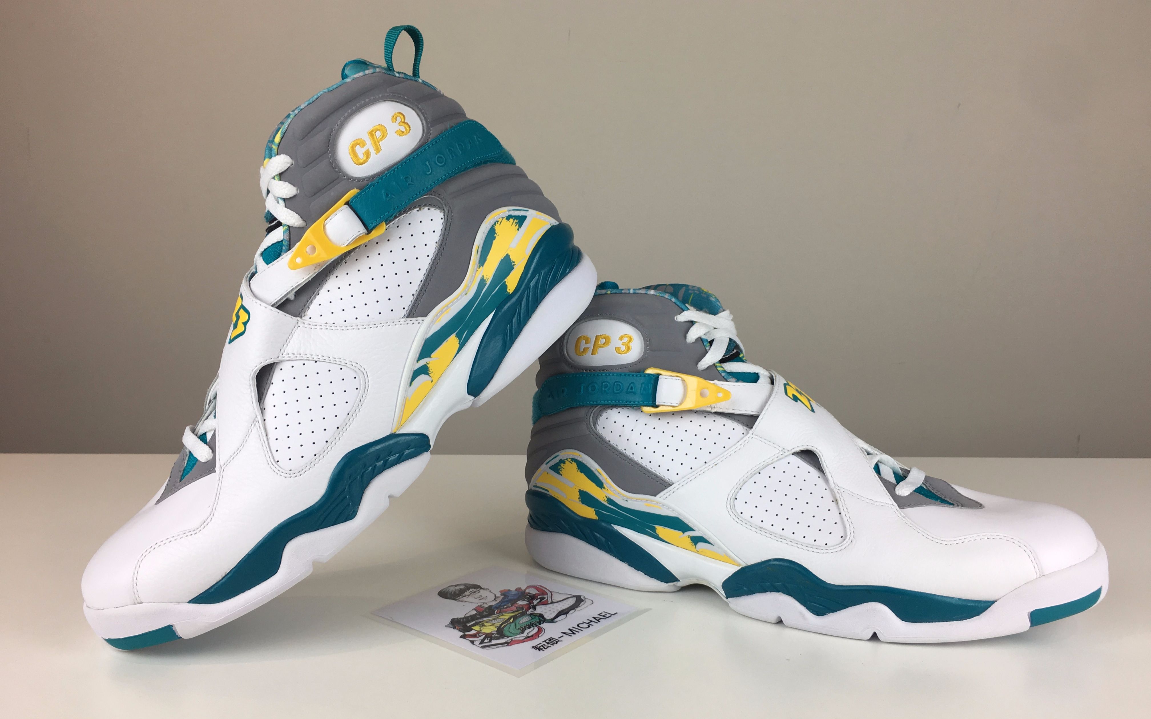 耘硕说鞋第9期chrispaul保罗黄蜂队airjordan8pe