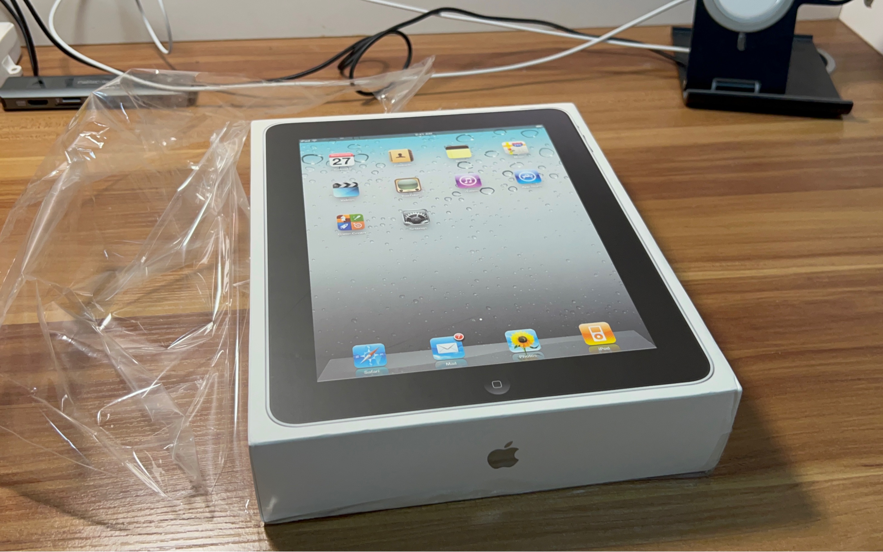 活动  开箱全新的初代ipad