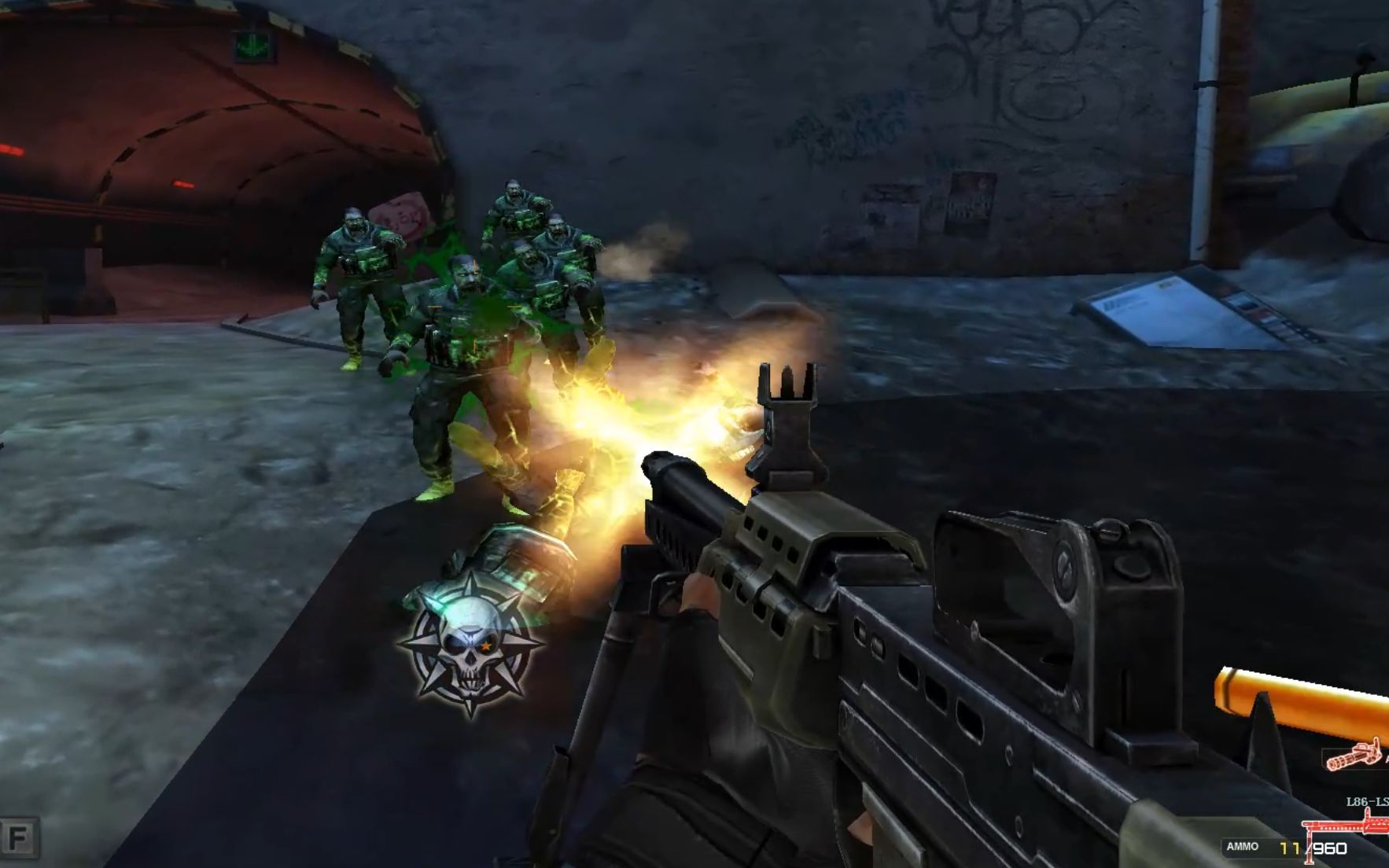 穿越火线只有30发子弹的机枪l86lsw