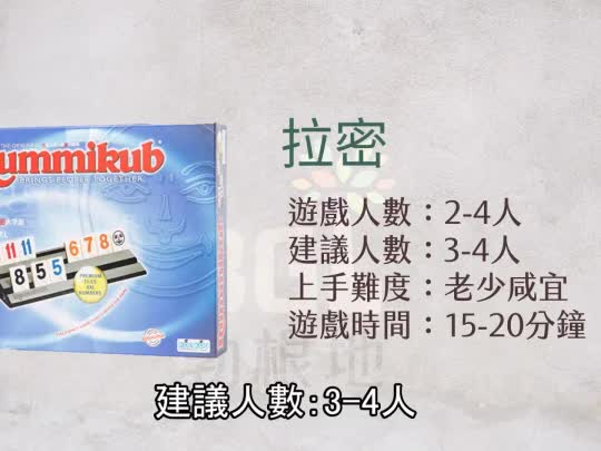 [图]拉密数字牌 Rummikub 桌游教学