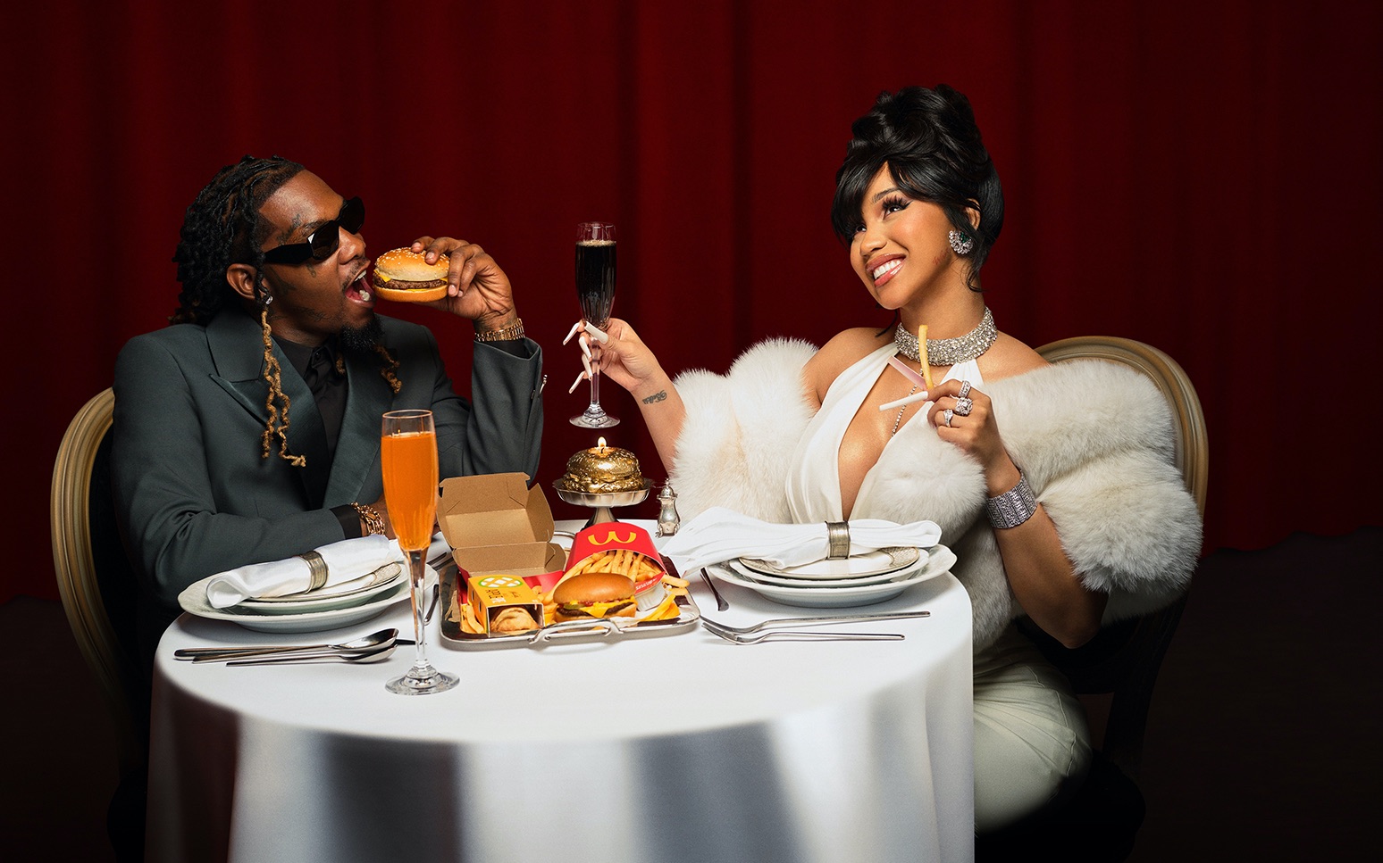 「完整版」cardi b & offset 麦当劳情侣套餐 | 卡子姐的恩爱日常生活