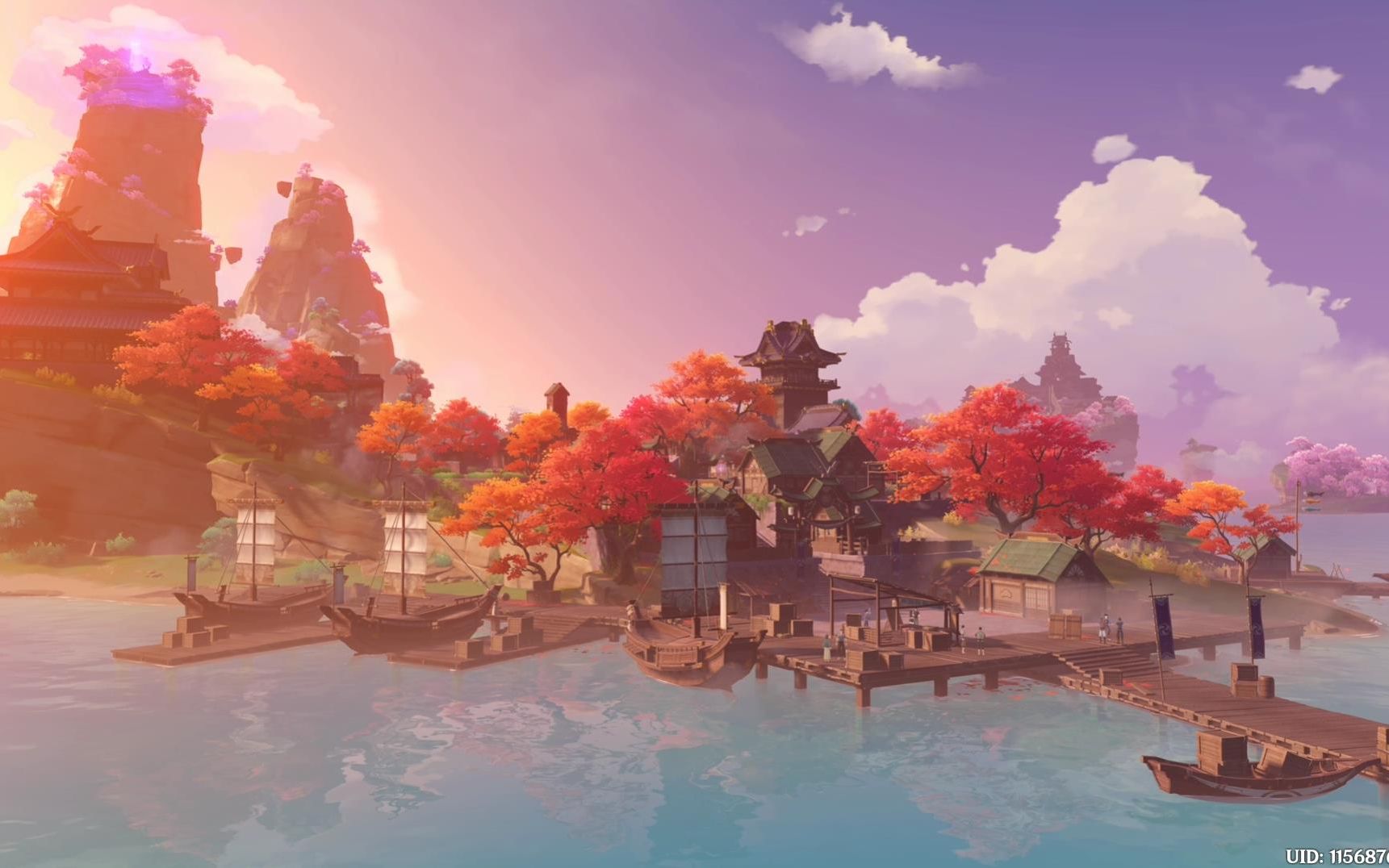 【原神】稻妻城终于开了隔了老远一片海不知道渡海队有没有什么大胆的