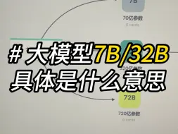 Download Video: 大模型7B，32B具体是什么意思呢？一起来学习下参数量的计算方式吧！