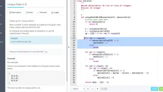LintCode - Dynamic Programming 115 Unique Paths II