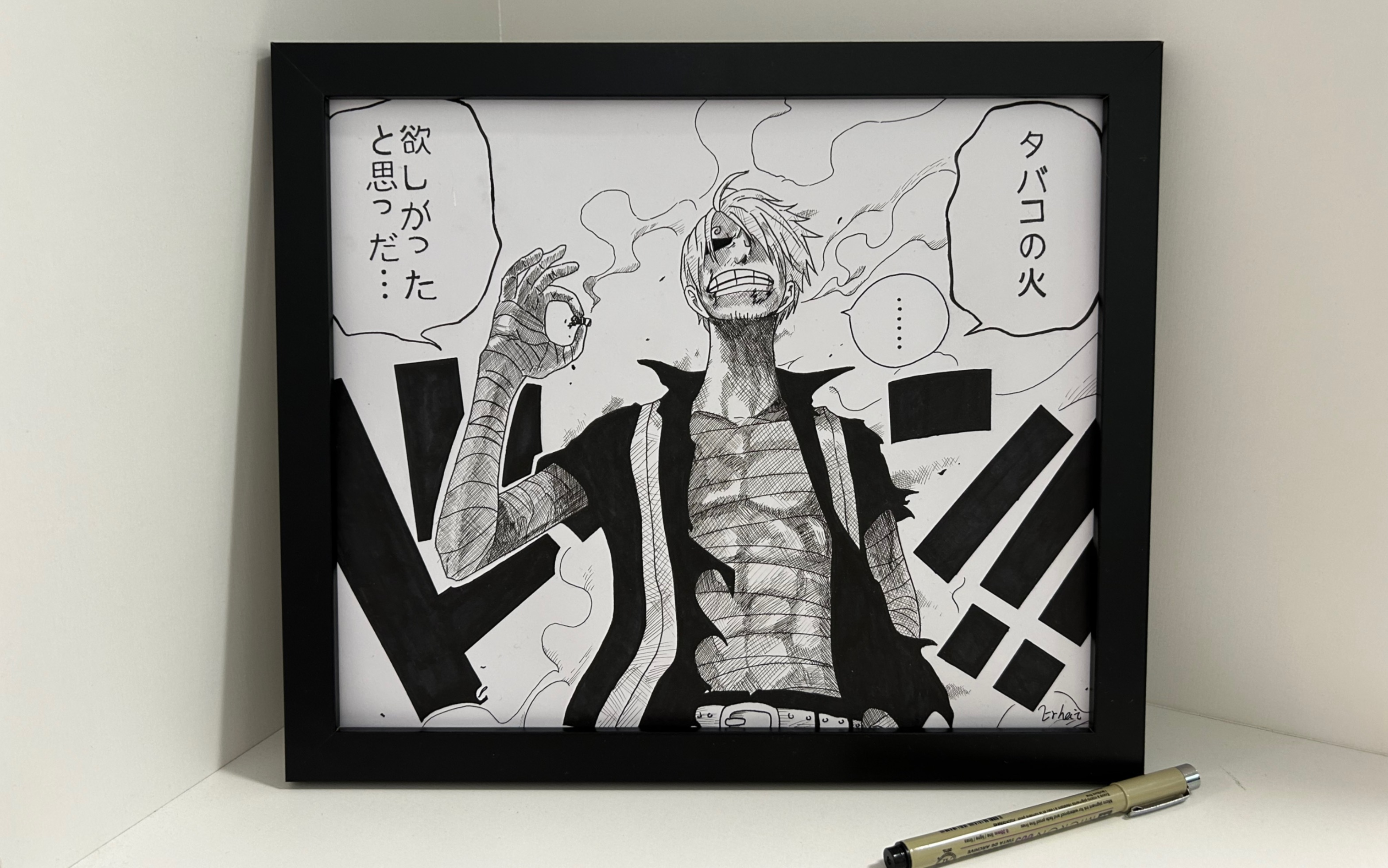 【客订分享】山治借火名场面,一整个帅住!