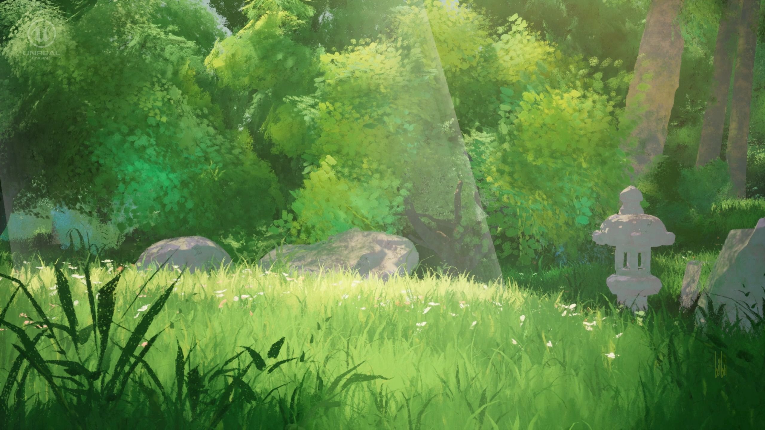 更可控的色彩,吉卜力风格化丨ue5丨实验品