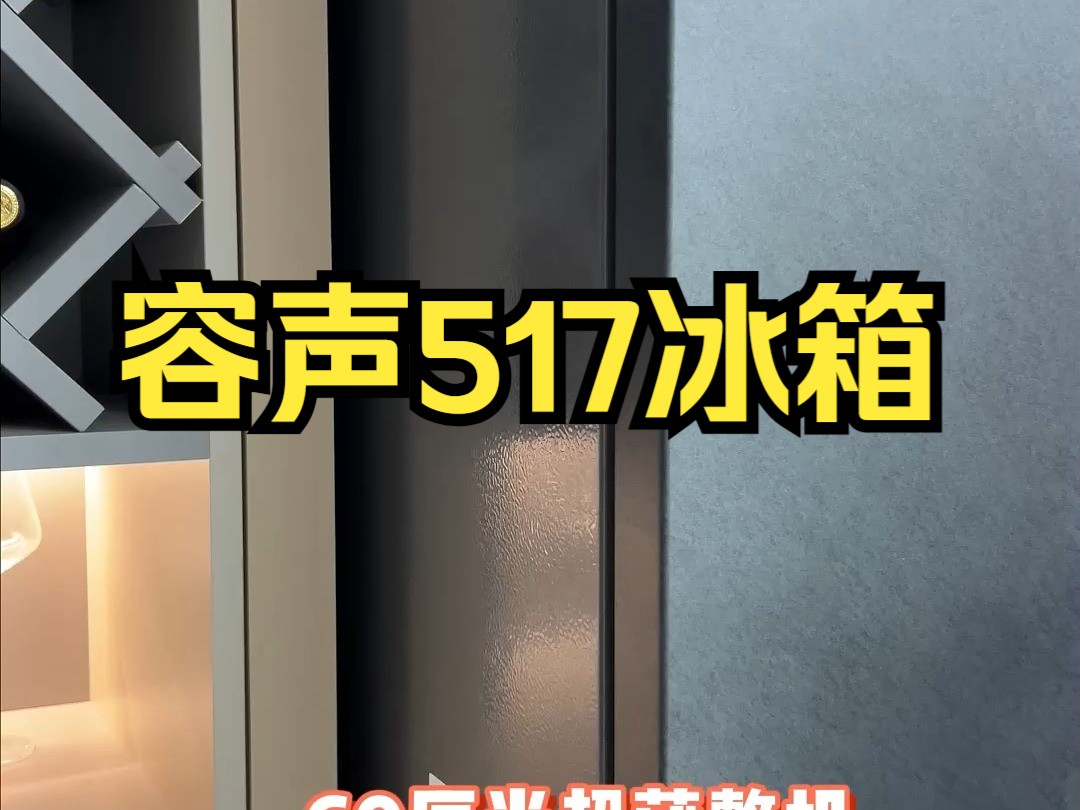 容声517冰箱,自由平嵌,养鲜净味 容声冰箱 容声will冰箱 冰箱怎么选哔哩哔哩bilibili