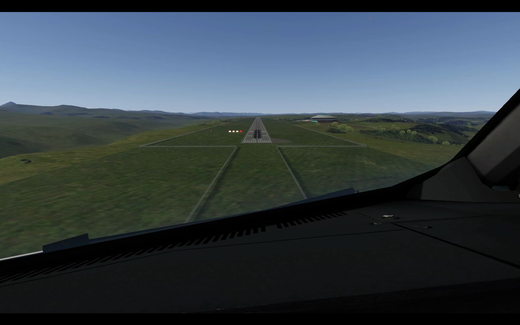 [图][P3DV5]川航高原小王子稻城亚丁34号跑道降落回放(回放的bug请忽略）