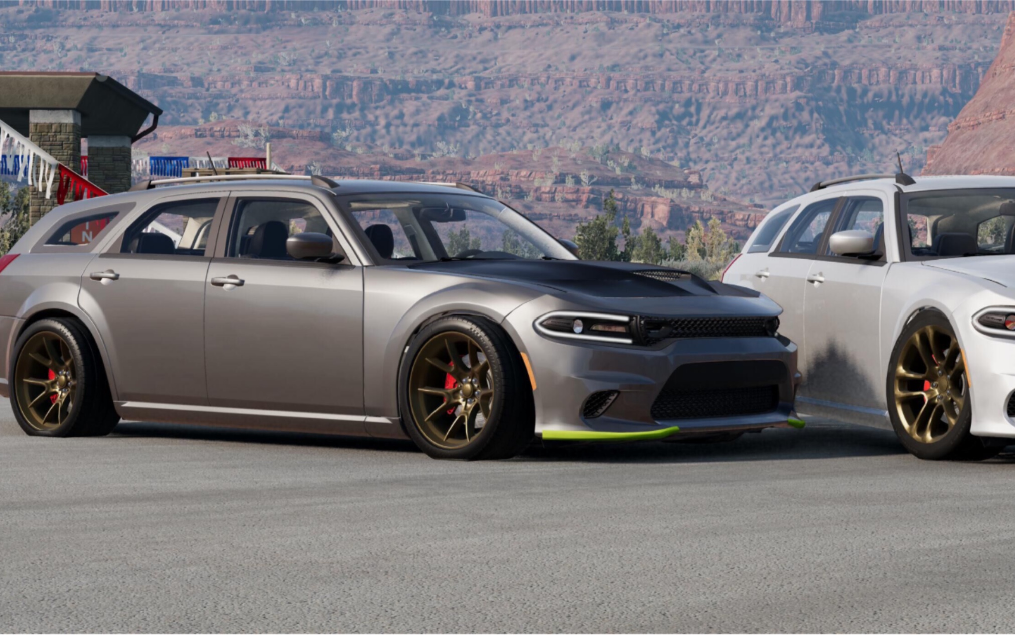 【已发布】道奇magnum自制mod展示!包含几乎所有版本(地狱猫)