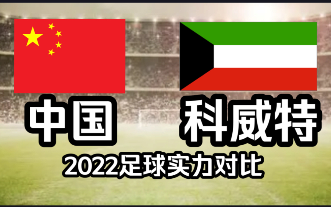 【2022足球实力对比】中国VS科威特,没落的西亚豪强哔哩哔哩bilibili