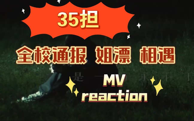 【reaction】35担reaction(全校通报 姐姐真漂亮 相遇mv)