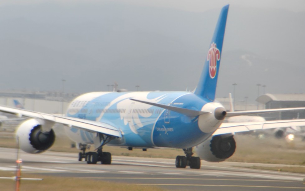 2024年2月23日,中国南方航空波音787-9型梦想客机担当cz343次航班