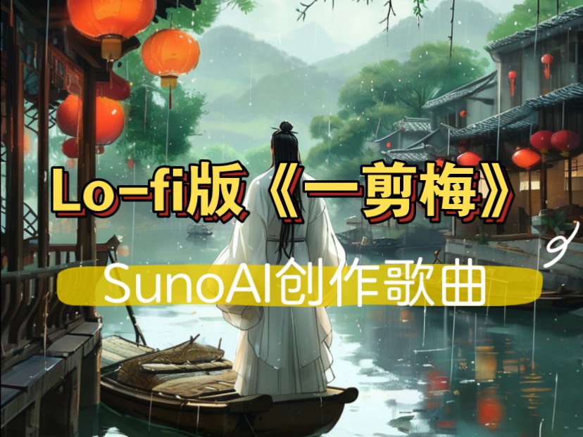 宋词也可以Lofi风|SunoAI创作歌曲《一剪梅ⷨˆŸ过吴江》哔哩哔哩bilibili