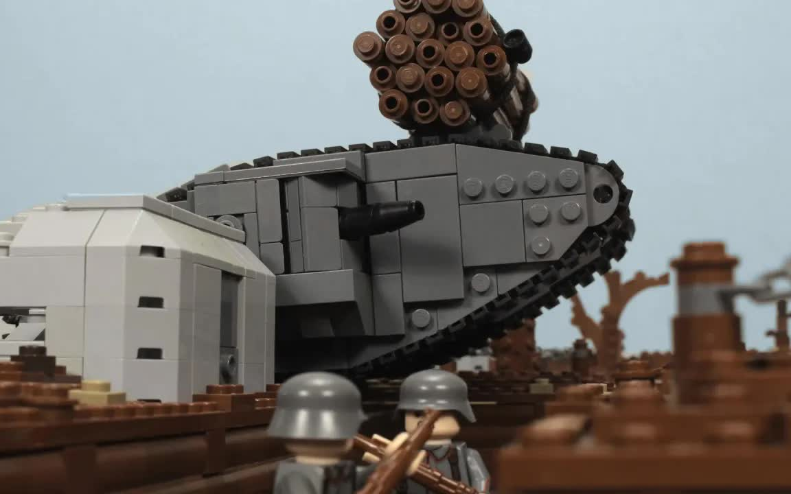 史诗级乐高还原战争场面