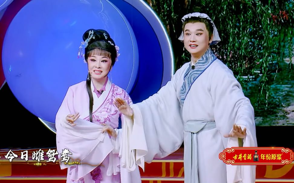 黄梅戏天仙配满工分别片段表演程丞曹祝来