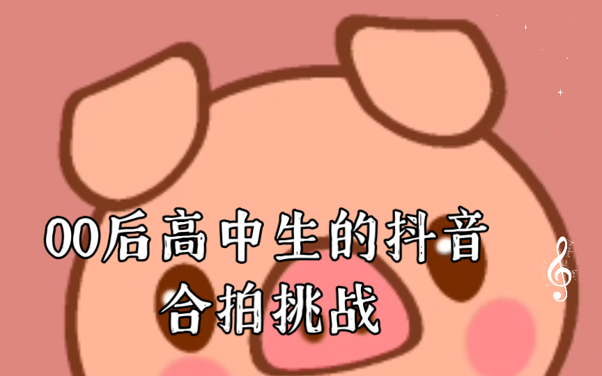 【说唱练习】抖音合拍挑战【猪头】哔哩哔哩bilibili