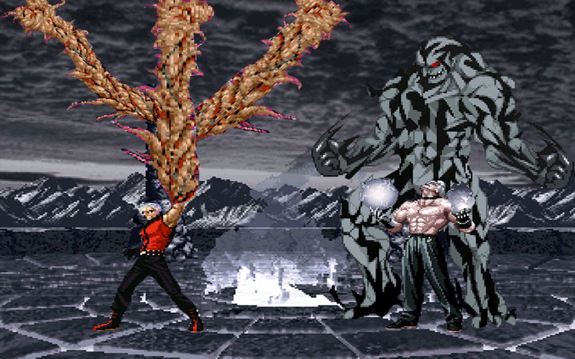 mugen kof god k9999 vs. atlas