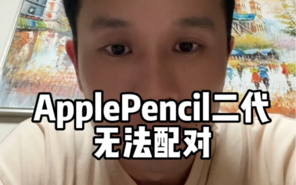 applepencil二代无法配对如何解决哔哩哔哩bilibili