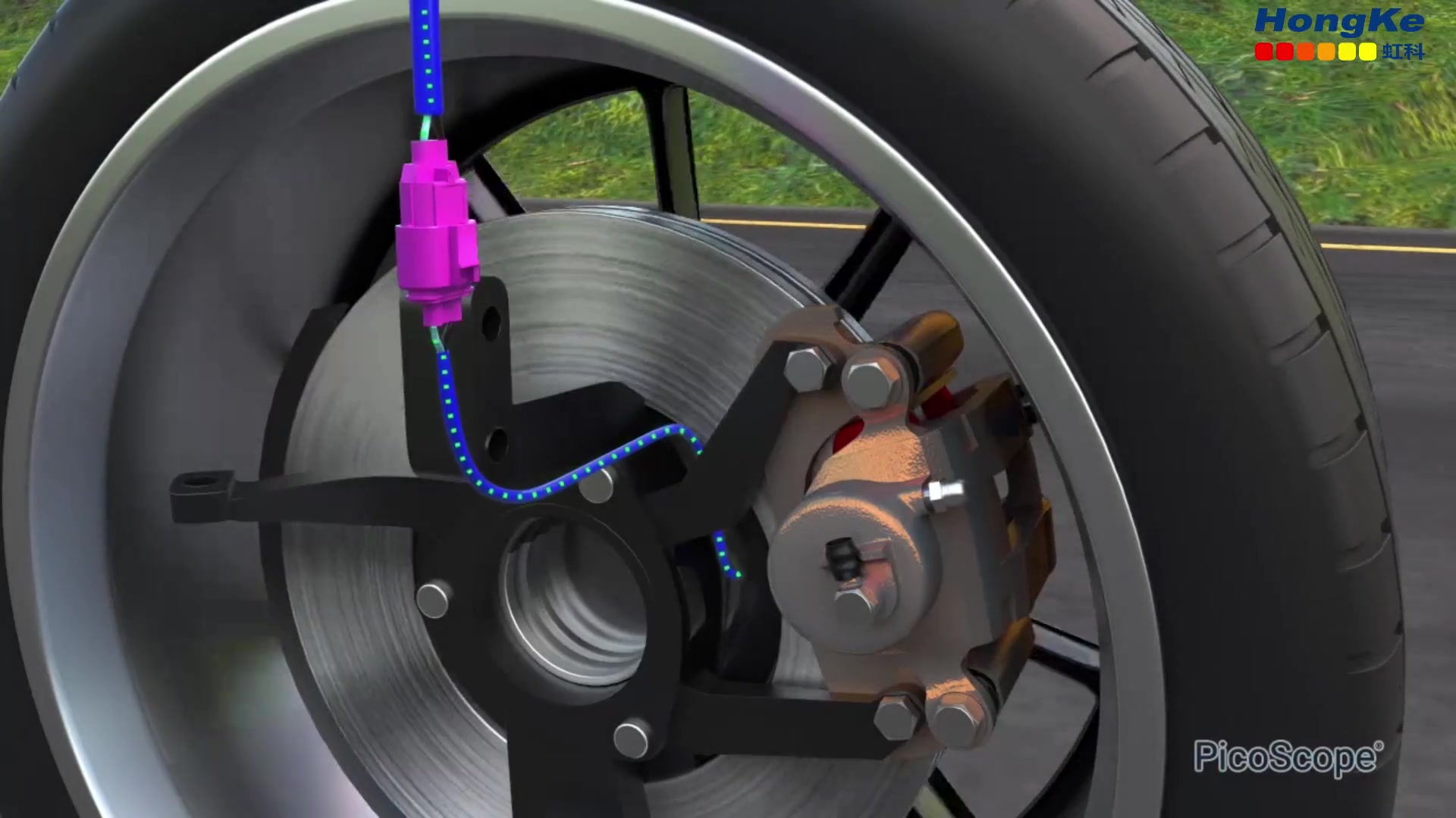 test 06 abs轮速传感器