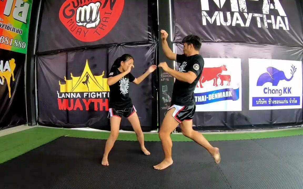 转载泰国泰拳教学膝法防御