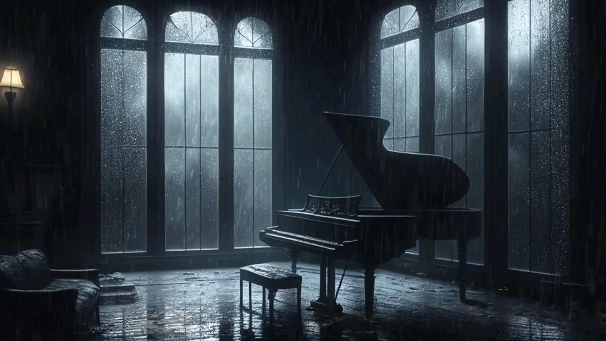 Playlist·暗夜废弃贵族の部屋·空旷钢琴&雨声