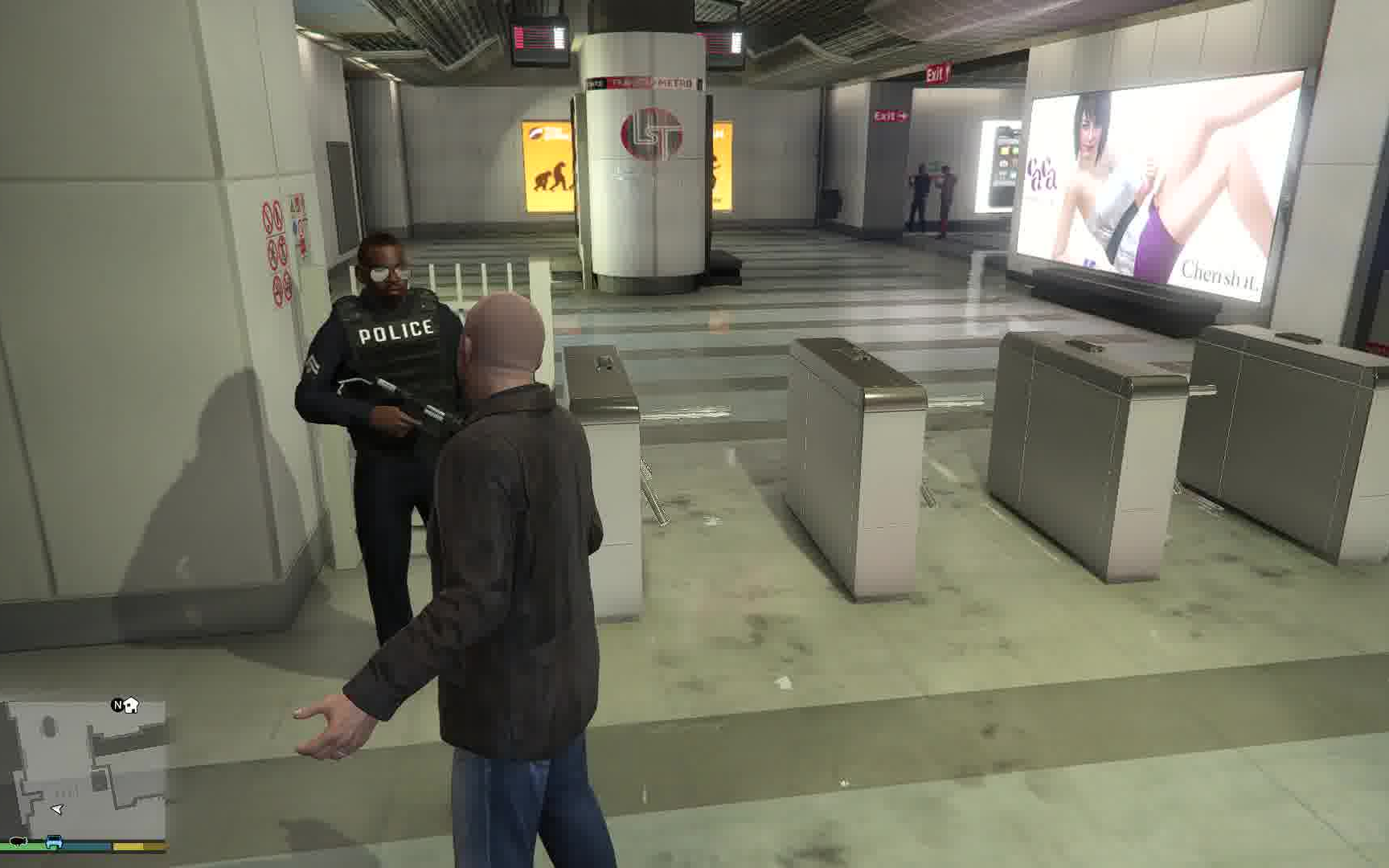 gta5地铁站挑衅警察会发生什么