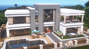 Minecraft 现代房屋教程 Keralis