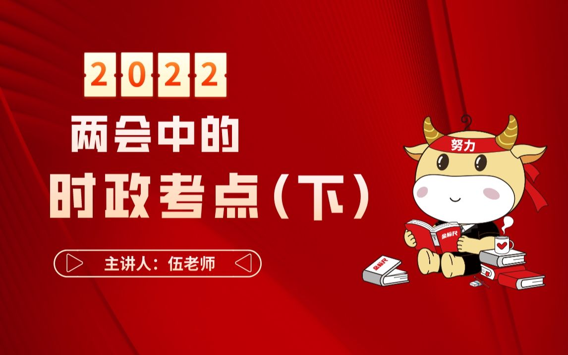 2022年两会中的时政考点(下)哔哩哔哩bilibili