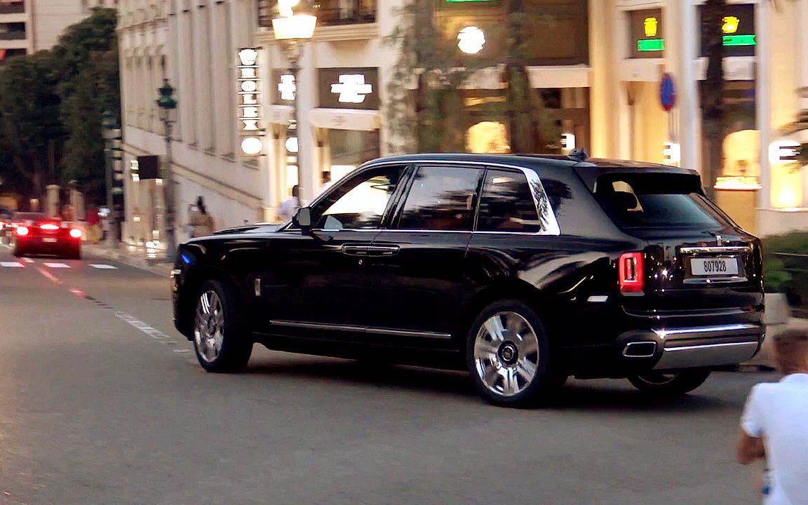 富人国摩纳哥街拍劳斯莱斯库里南合辑 rolls-royce cullinan