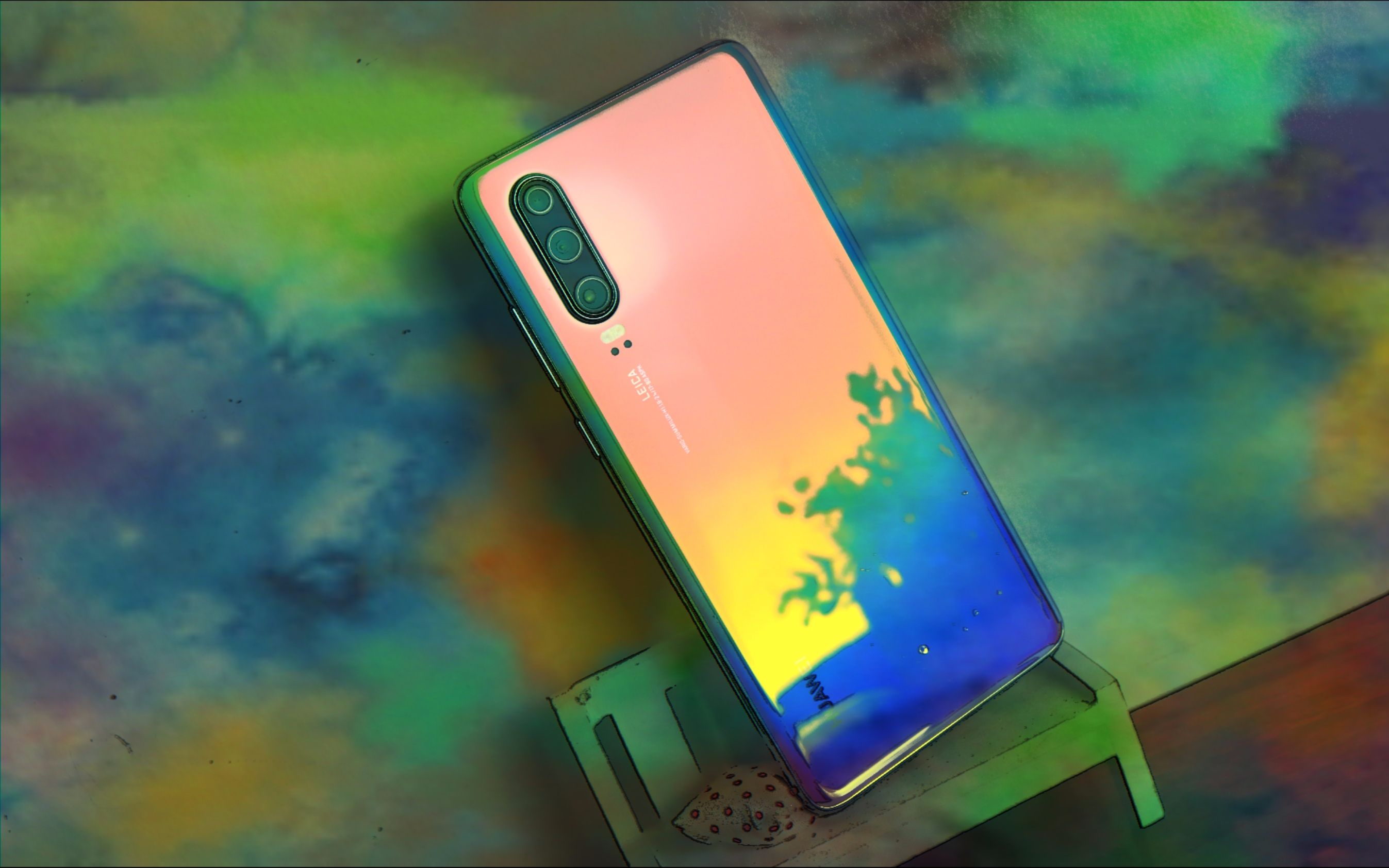 【华为P30pro】预定礼盒开箱，天空之境和极光色_哔哩哔哩_bilibili