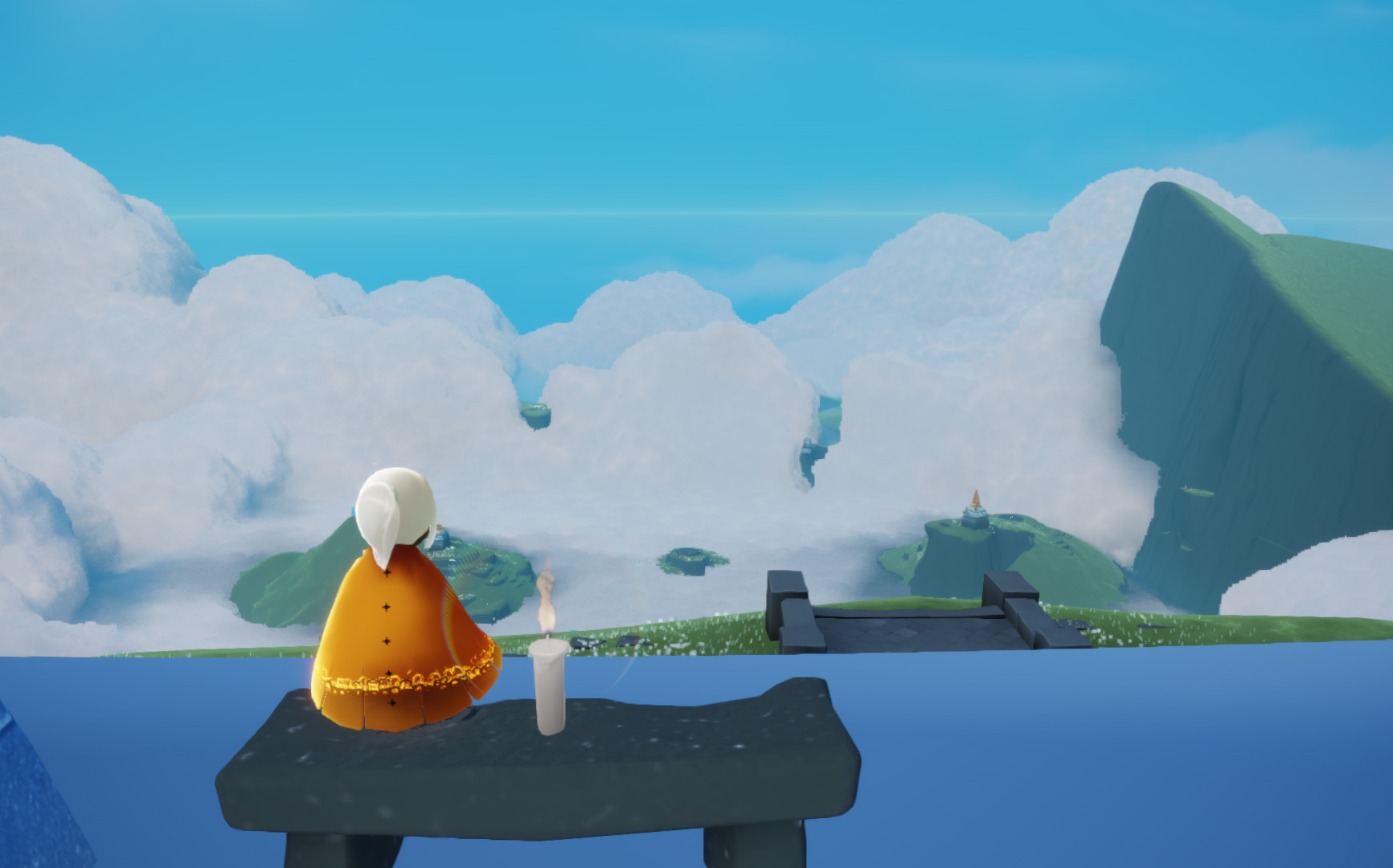 光遇弹奏(起风了)_哔哩哔哩_bilibili