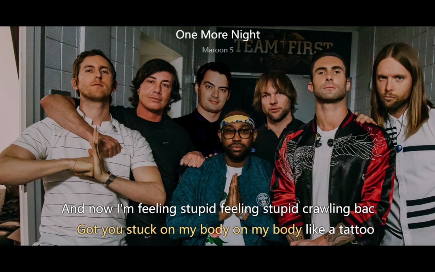 maroon 5 - one more night
