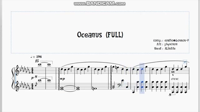 [图][钢琴] 翻弹 Deemo-Oceanus