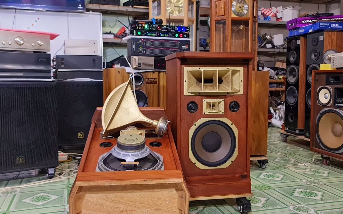 安桥古董箱u8000,号角高音,拆箱欣赏